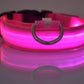 Collar Night Safety Flashing Glow in Dark Leash