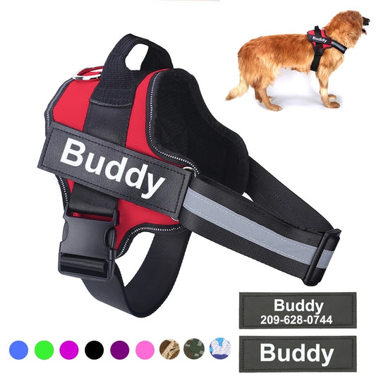 Reflective Breathable Adjustable Pet Harness Vest For Dog