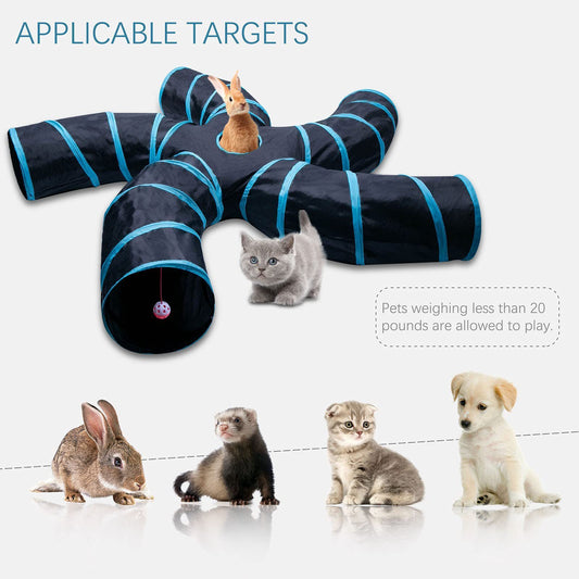 Tree Pattern Tunnel Cat Toy Pets Supplies